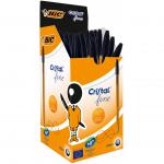 BIC Cristal Black Fine Ballpoint Pen Pack of 50 872731