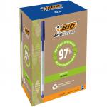 BIC Ecolutions Blue Stic Ball Pen Pack of 60 8932403