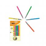 BIC Chisel Tip Highlighter Grip Assorted Pack of 5 894324