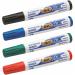 BIC Vellegda 1701 Whiteboard Marker Bullet Tip 1.5mm Line Assorted Pack of 4 904941