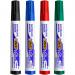 BIC Vellegda 1701 Whiteboard Marker Bullet Tip 1.5mm Line Assorted Pack of 4 904941
