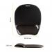 Crystals Mouse Pad Wrist Support Black 9112101