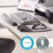 Memory Foam Mousepad Wrist Support Silver Streak 9175801