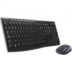 Logitech Wireless Combo MK270 Keyboard Mouse included USB Qwerty English Black 920-004523