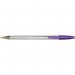 BIC Cristal Fun Purple Ballpoint Pen Large Pack of 20 929055