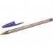 BIC Cristal Fun Purple Ballpoint Pen Large Pack of 20 929055