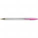 BIC Cristal Fun Pink Ballpoint Pen Large Pack of 20 929056