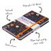 Pukka Bloom Softcover Notebook Black (Pack of 3) 9492-BLM