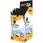 BIC Cristal Soft Ball Pen Black Medium Pack of 50 951433