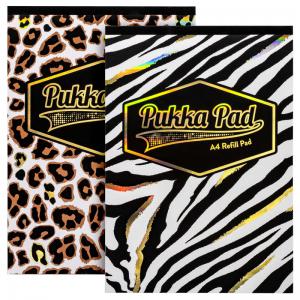 Pukka Pad Wild A4 160 Page Refill Pads 2 Assorted 9525AST-WLD