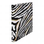 Pukka Pad Wild Roll Bound Ring binder Zebra - Preloaded with Wild A4 5 Part Divider 9533-WLD