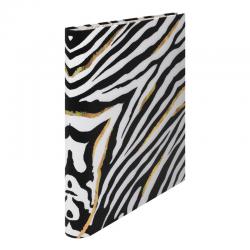 Pukka Pad Wild Roll Bound Ring binder Zebra - Preloaded with Wild A4 5 Part Divider 9533-WLD
