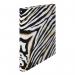 Pukka Pad Wild Roll Bound Ring binder Zebra - Preloaded with Wild A4 5 Part Divider 9533-WLD