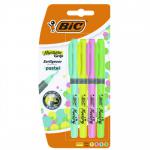 BIC Highlighter Grip Assorted Pastel Pack of 4 964859