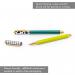 Pukka Planet Gel Pen (Pack of 2) - BlueGreen 9709-SPP