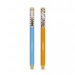 Pukka Planet Gel Pen (Pack of 2) - BlueOrange 9710-SPP