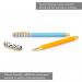 Pukka Planet Gel Pen (Pack of 2) - BlueOrange 9710-SPP