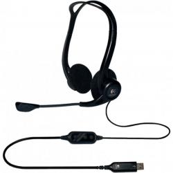 Logitech 960 Headset Wired Head-band CallsMusic USB Type-A Black 981-000100