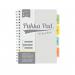 Pukka Pads Pukka Pad B5 Study Book with 4 Coloured Dividers 3 Types of Paper Ruling and Revision Cards 9824-STU