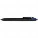 BIC 4 Colours Black Barrel Pro Ball Pen Pack of 12 982869