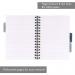 Pukka Pad Haze Project Book A5 Wirebound 200 Pages 80GSM Ruled Sheets with Repositionable Dividers (3) Assorted 9874AST-HZE