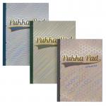 The picture features a Pukka Pukka Pad Haze A4 refill pad with 300 pages, 4 hole punched and sidebound with margin. The cover is in assorted colors and there are 3 pads included. Perfect for keeping notes organized and stylish.