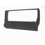 The photograph shows a black impact ribbon for the AC Cash Register Accessories compatible with Epson ERC23. The ribbon appears sleek and durable, with bold font and clear printing capabilities. Its compact size and easy installation makes it an ideal addition to any cash register.