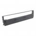 The photograph shows a bundle of purple nylon impact ribbons compatible with the Epson LQ800 HD SO15021 printer. These ribbons are designed for use with AC cash register accessories and are a vital component for producing high quality prints.
