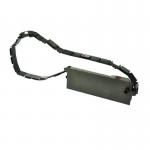 This photograph captures a black impact ribbon specifically designed for CTS Cash Register Accessories Compatible with IBM 4224 2767FN models. The ribbon is made of nylon material and features the product number 99155393. It is ready to enhance your cash registers printing capabilities.