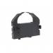 A photo of the AC Cash Register Accessories Compatible Epson LQ2550 SO15016 S015262 Purple Impact Ribbon 99155442 shows a long, thin ribbon with a deep purple color. The ribbon is designed to fit and work with Epson LQ2550 and SO15016 cash register models. The packaging is labeled with the product name and compatible models.