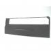 In the photo, I see an AC cash register with compatible Epson ERC27 2908FN purple nylon impact ribbon, labeled as 99155529. The ribbon appears to be tightly wound around the printer mechanism, ready to make crisp, clear prints. The colors are vivid and the design is sleek and functional.