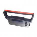 This image shows AC cash register accessories compatible with Citizen DP600, including a black and red nylon impact ribbon with product number 99155631. The ribbon is visible inside a tidy plastic packaging.