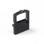 The image shows a black impact ribbon made for AC cash register accessories, specifically compatible with the OKI ML172-391 and ML182 as well as 2874RD models. It is labeled with the part number 99156076.