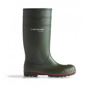 Dunlop Acifort Heavy Duty Full Safety Wellington Boot Green 11