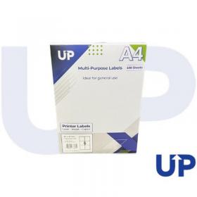 CTS Alpa-Cartridge A4 Multipurpose Labels 6 Per Sheet 99.1 x 93.1mm (White) Pack of 100 A4MPL06
