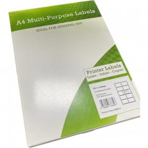 CTS Alpa-Cartridge A4 Multipurpose Labels 10 Per Sheet 99.1 x 57mm