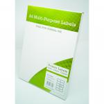 Alpa-Cartridge A4 Multipurpose Labels 10 Per Sheet 99.1 x 57mm (White) Pack of 100 A4MPL10