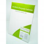 Alpa-Cartridge A4 Multipurpose Labels 18 Per Sheet 63.5 x 46.5mm (White) Pk of 100
