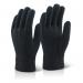 Beeswift Acrylic Glove Black Pack of 10 ACG