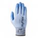 The picture is of a pair of HyFlex Trade Specific Gloves by Ansell. The gloves are in size XL and feature the model number 11-518. They appear black and have a textured palm for a secure grip. The gloves also have elastic cuffs and a comfortable fit.