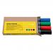 Board Marker - Black, Blue,Red,Green, Non-permanent (4) - BA010 BA010