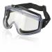 The picture shows a pair of Beeswift Comfort Fit Goggles, with clear lenses, designed to provide maximum protection and comfort. The glasses feature the Beeswift logo on the strap and a sleek, modern design. The goggles are perfect for protecting the eyes during various activities.