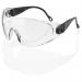 The Beeswift Glasses and Goggles Beeswift Diego Safety Spectacles in clear are sleek and modern with a durable frame and clear lenses. They provide both comfort and protection for the wearer.