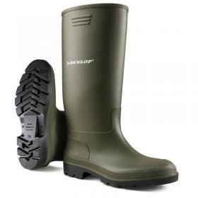 Dunlop Pricemastor PVC Non-Safety Wellington Boot Green 10 BBG10