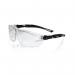 The image shows a pair of Beeswift glasses and goggles, with the H60 Ergo temple cover, in a clear color. The spectacles have a comfortable fit and sleek design, while the temple cover provides added support and protection. Perfect for any work or outdoor activities that require eye protection.