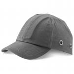 This photograph shows a grey Beeswift Safety Baseball Cap with the brand name Beeswift printed on the front. The cap has a hard crown and adjustable strap for a secure fit. The cap is made with high quality materials and features a sleek and modern design. Perfect for staying safe and stylish on the job.