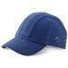 This image shows a royal blue Beeswift Hard Caps safety baseball cap. The cap features the Beeswift logo on the front and has a sturdy brim to protect the wearer from the sun. The cap has an adjustable strap at the back for a secure and comfortable fit.