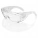 The image shows a pair of Beeswift glasses and goggles from the B-Brand Seattle collection. The glasses have a sleek black frame with clear lenses, while the goggles have a wraparound design with an adjustable strap. Both have the Beeswift logo on the side.