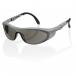 This image features a stylish pair of Beeswift Utah Safety Spectacles in grey, from the Glasses and Goggles collection. The sleek frame and clear lenses provide optimal eye protection for any task.