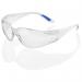 This image showcases a pair of Beeswift Vegas Safety Specs with a clear lens, ideal for protection while working. The glasses have a sleek design and are perfect for various environments, such as construction sites or industrial settings. The goggles feature the Beeswift logo and are essential for safety and comfort.
